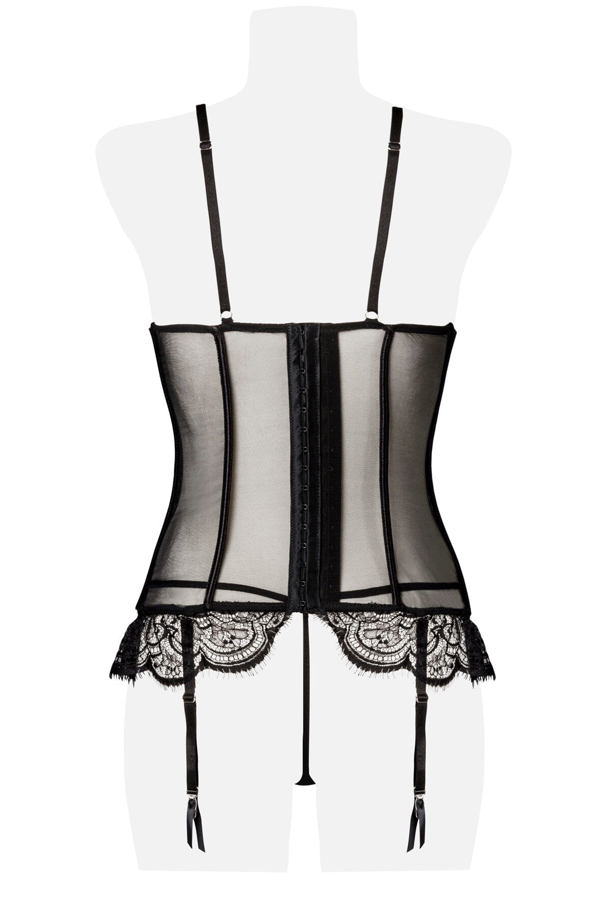 2 Piece Garter And Corset Set