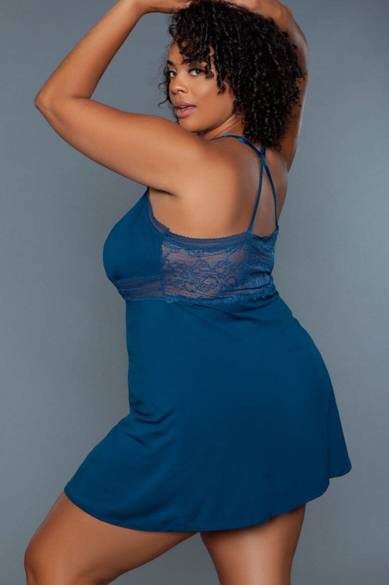 Plus Size Mini-Length Babydoll