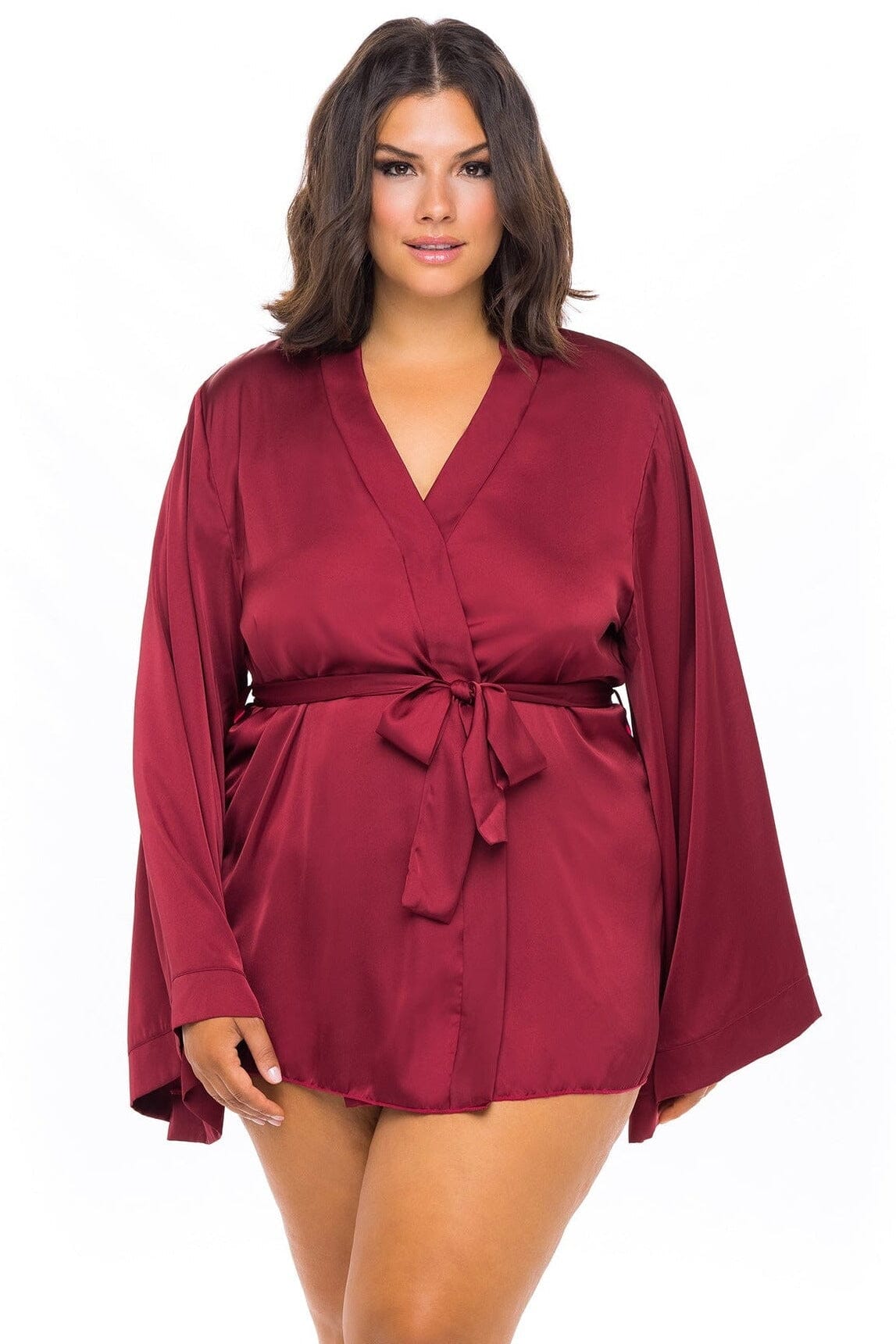 Short Wide Sleeved Robe