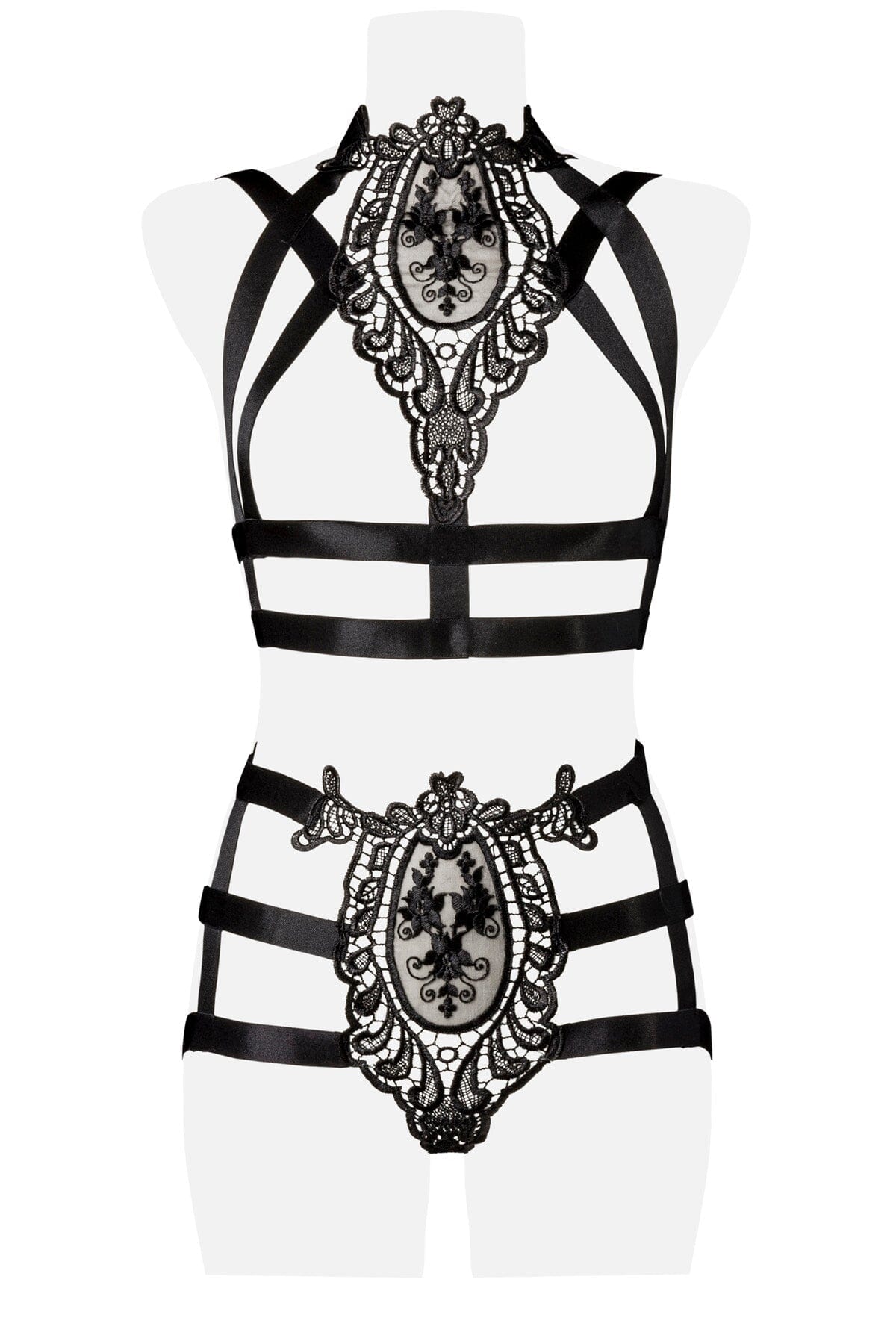 2 Piece High Waisted Harness Set