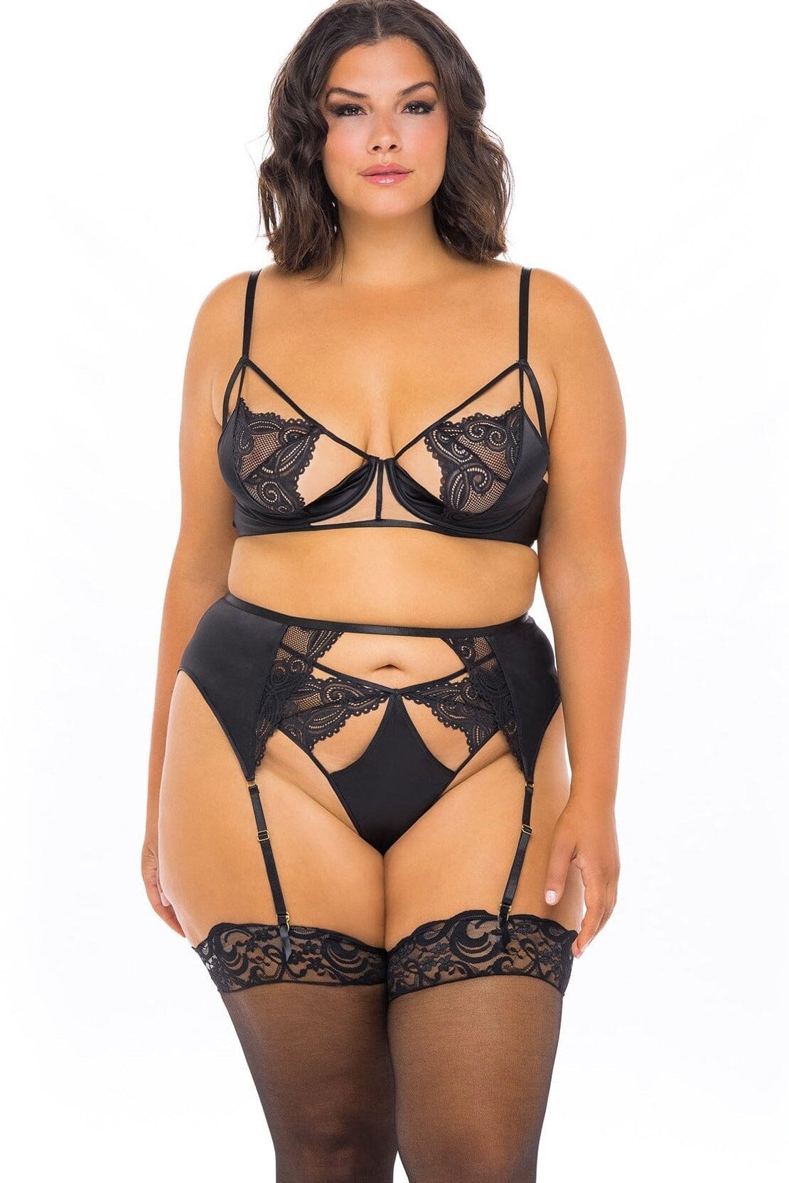 3Pc. Underwire Bra Set