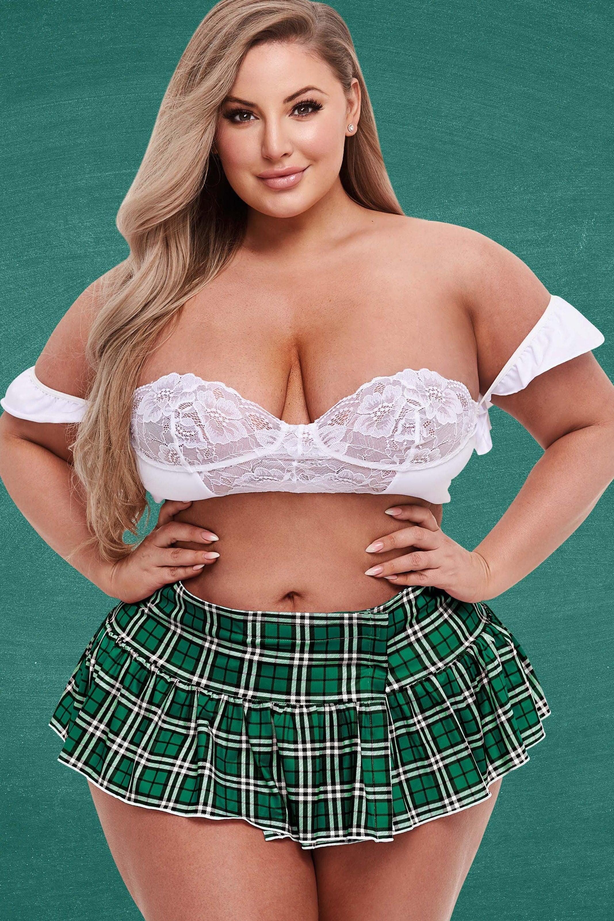 School Bustier & Skirt Set