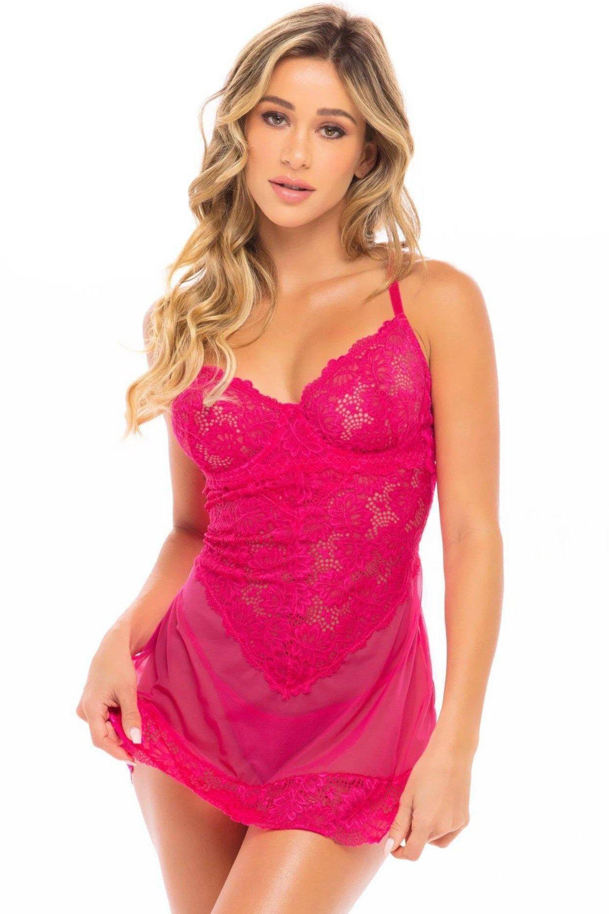 Underwire Lace Chemise