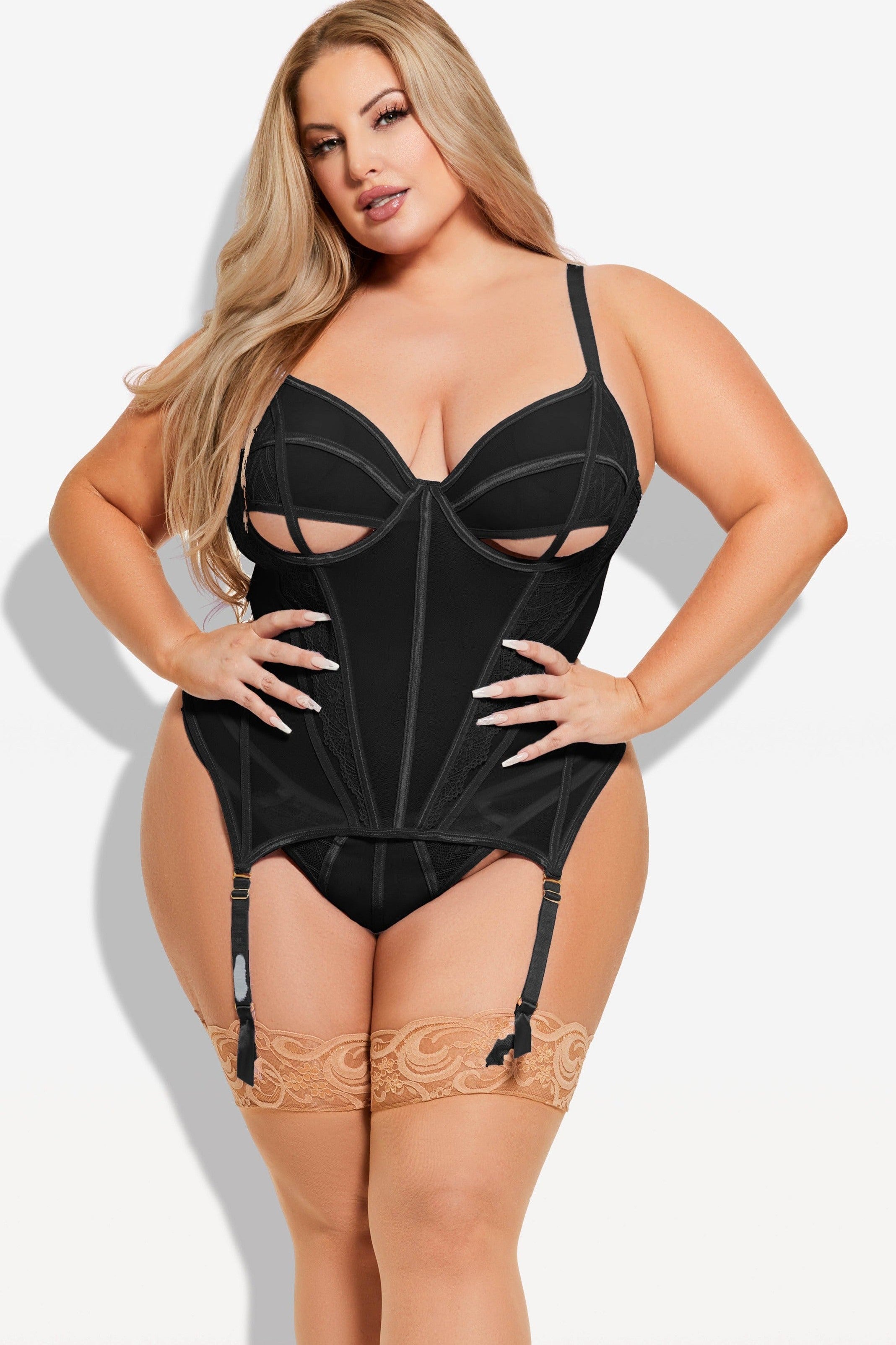 Vivienne 2 Pc Bustier & G-String Set